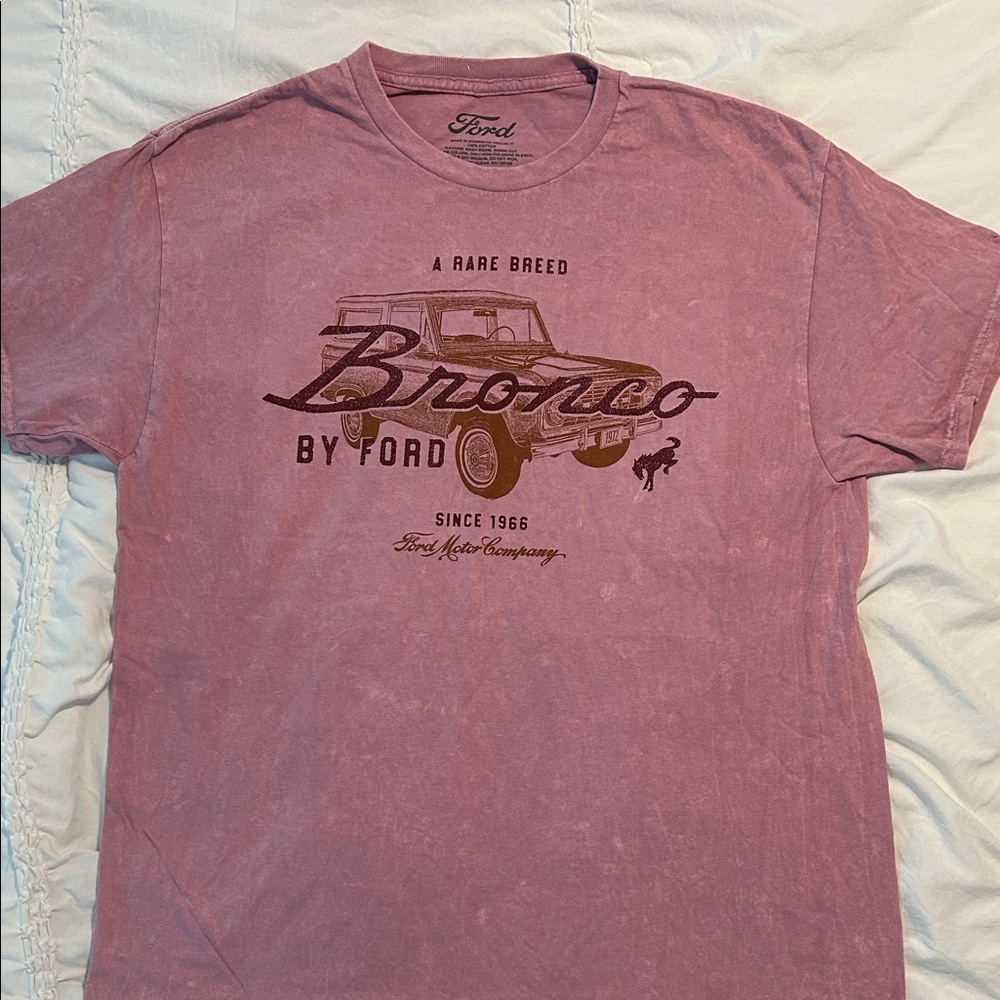 Ford Men's Vintage Purple Bronco Tee